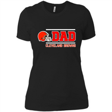Load image into Gallery viewer, Dad #1 Cleveland Browns Shirt Father's Day