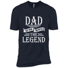 Load image into Gallery viewer, Dad The Man The Myth The Legend T Shirt, Father's Day