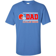 Load image into Gallery viewer, Dad #1 Cleveland Browns Shirt Father's Day