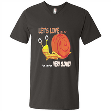 Load image into Gallery viewer, Snail Let’s Live Very Slowly Shirt