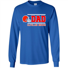 Load image into Gallery viewer, Dad #1 Cleveland Browns Shirt Father's Day
