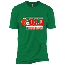 Load image into Gallery viewer, Dad #1 Cleveland Browns Shirt Father's Day