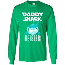 Load image into Gallery viewer, Daddy Shark T-shirt Doo Doo Doo Father’s Day Youth Kids