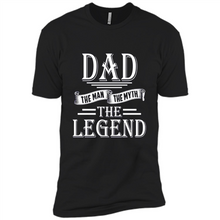 Load image into Gallery viewer, Dad The Man The Myth The Legend T Shirt, Father's Day