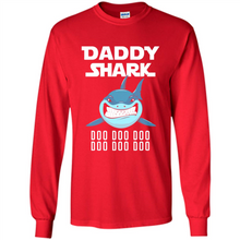 Load image into Gallery viewer, Daddy Shark T-shirt Doo Doo Doo Father’s Day Youth Kids
