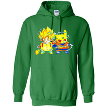 Load image into Gallery viewer, Pikachu And Songoku Pokemon Dragon Ball Mashup