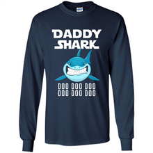 Load image into Gallery viewer, Daddy Shark T-shirt Doo Doo Doo Father’s Day Youth Kids