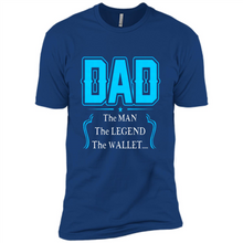 Load image into Gallery viewer, Dad the man the legend wallet