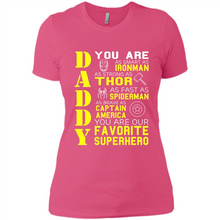 Load image into Gallery viewer, Dad Papa - Super Hero Bat T shirt Man Father Day Gift Iron