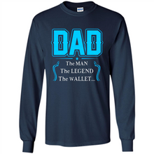Load image into Gallery viewer, Dad the man the legend wallet