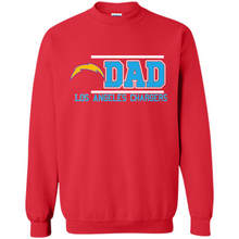 Load image into Gallery viewer, Dad #1 Los Angeles Chargers Shirt Father's Day