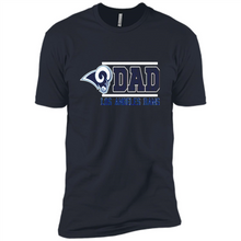 Load image into Gallery viewer, Dad #1 Los Angeles Rams Shirt - Father's Day