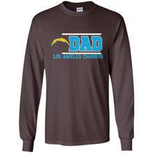 Load image into Gallery viewer, Dad #1 Los Angeles Chargers Shirt Father's Day