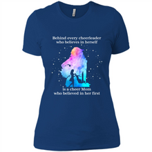 Load image into Gallery viewer, Behind Every Cheerleader Is A Cheer Mom Gift Shirt For Mother's Day