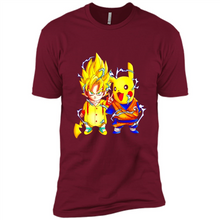 Load image into Gallery viewer, Pikachu And Songoku Pokemon Dragon Ball Mashup