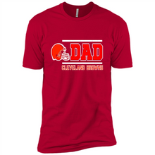 Load image into Gallery viewer, Dad #1 Cleveland Browns Shirt Father's Day