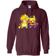 Load image into Gallery viewer, Pikachu And Songoku Pokemon Dragon Ball Mashup