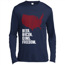 Load image into Gallery viewer, 4th of July Shirt Beer Bacon Guns Freedom