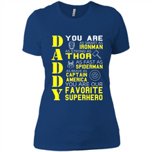 Load image into Gallery viewer, Dad Papa - Super Hero Bat T shirt Man Father Day Gift Iron