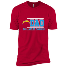Load image into Gallery viewer, Dad #1 Los Angeles Chargers Shirt Father's Day