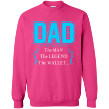 Load image into Gallery viewer, Dad the man the legend wallet
