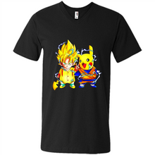 Load image into Gallery viewer, Pikachu And Songoku Pokemon Dragon Ball Mashup
