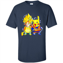 Load image into Gallery viewer, Pikachu And Songoku Pokemon Dragon Ball Mashup