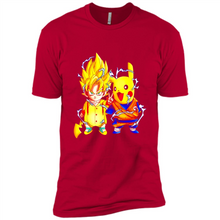 Load image into Gallery viewer, Pikachu And Songoku Pokemon Dragon Ball Mashup