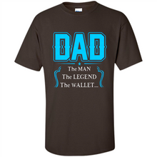 Load image into Gallery viewer, Dad the man the legend wallet