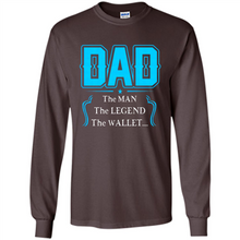 Load image into Gallery viewer, Dad the man the legend wallet