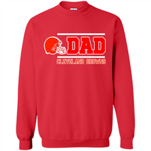 Load image into Gallery viewer, Dad #1 Cleveland Browns Shirt Father's Day