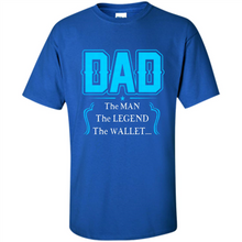 Load image into Gallery viewer, Dad the man the legend wallet