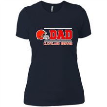 Load image into Gallery viewer, Dad #1 Cleveland Browns Shirt Father's Day