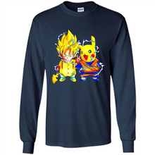 Load image into Gallery viewer, Pikachu And Songoku Pokemon Dragon Ball Mashup