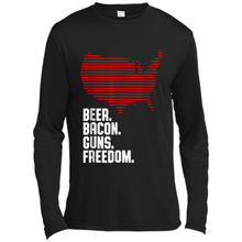 Load image into Gallery viewer, 4th of July Shirt Beer Bacon Guns Freedom