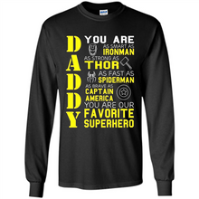 Load image into Gallery viewer, Dad Papa - Super Hero Bat T shirt Man Father Day Gift Iron