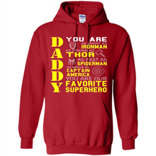 Load image into Gallery viewer, Dad Papa - Super Hero Bat T shirt Man Father Day Gift Iron