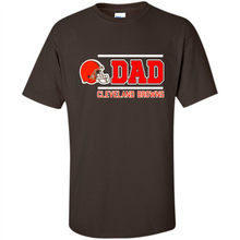 Load image into Gallery viewer, Dad #1 Cleveland Browns Shirt Father's Day