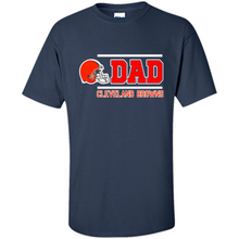 Load image into Gallery viewer, Dad #1 Cleveland Browns Shirt Father's Day