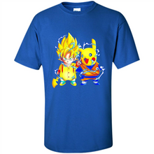 Load image into Gallery viewer, Pikachu And Songoku Pokemon Dragon Ball Mashup