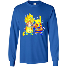 Load image into Gallery viewer, Pikachu And Songoku Pokemon Dragon Ball Mashup