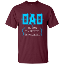 Load image into Gallery viewer, Dad the man the legend wallet