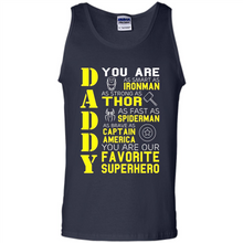Load image into Gallery viewer, Dad Papa - Super Hero Bat T shirt Man Father Day Gift Iron