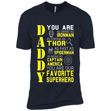 Load image into Gallery viewer, Dad Papa - Super Hero Bat T shirt Man Father Day Gift Iron
