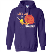 Load image into Gallery viewer, Snail Let’s Live Very Slowly Shirt