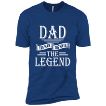 Load image into Gallery viewer, Dad The Man The Myth The Legend T Shirt, Father's Day