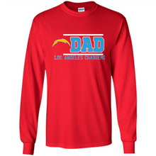 Load image into Gallery viewer, Dad #1 Los Angeles Chargers Shirt Father's Day