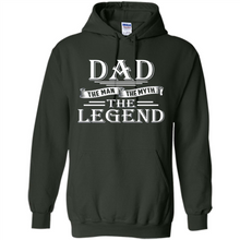 Load image into Gallery viewer, Dad The Man The Myth The Legend T Shirt, Father's Day