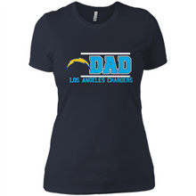 Load image into Gallery viewer, Dad #1 Los Angeles Chargers Shirt Father's Day