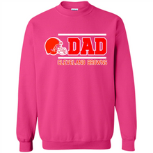 Load image into Gallery viewer, Dad #1 Cleveland Browns Shirt Father's Day